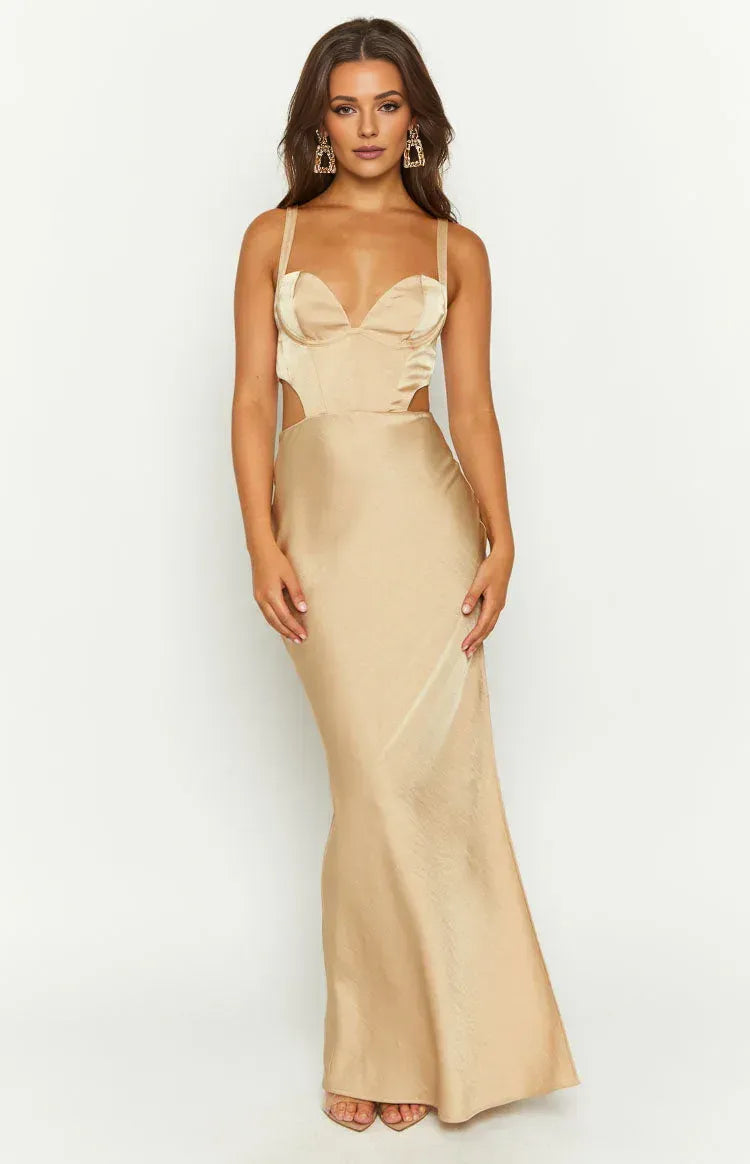 Classic Mermaid/Trumpet Regular Straps Sleeveless Zipper Up Floor-Length Prom Dress